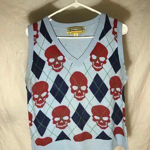 Libertene Sweater Skull Vest